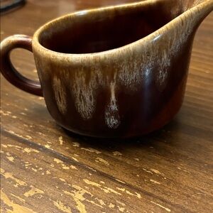 Vintage Brown Ceramic Creamer